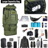 Expandable 100L Waterproof Men's and Women's Backpack -Travel Hiking Climbing Bag -Outdoor Durable Camping Bag-Large capacity Oxford cloth bag