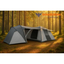 6-10 Persons Shamborina Family Tent/ 3 in 1 Design 2 Bedrooms 1 Sitting Room - (130*120*130)*240*185 cms 6-10 Persons Shamborina Family Tent/ 3 in 1 Design 2 Bedrooms 1 Sitting Room - (130*120*130)*240*185 cms