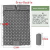 Double Air Mattress Outdoor Camping Inflatable Mattress Sleeping Pad With Pillows Ultralight Air Mat Built In Inflator Pump Hiking Backpacking Ultra Lightweight Carrying