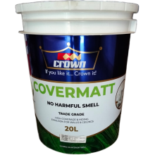 Crown Covermatt Paint – 20 Litres Crown Covermatt Paint – 20 Litres
