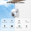addigoes 1080P Security Camera Wired, 2.4G WiFi Home Surveillance Cam with 360° Pan/Tilt, Color Night Vision, Motion Detection, 2-Way Audio, SD/Cloud Storage, Pet Camera